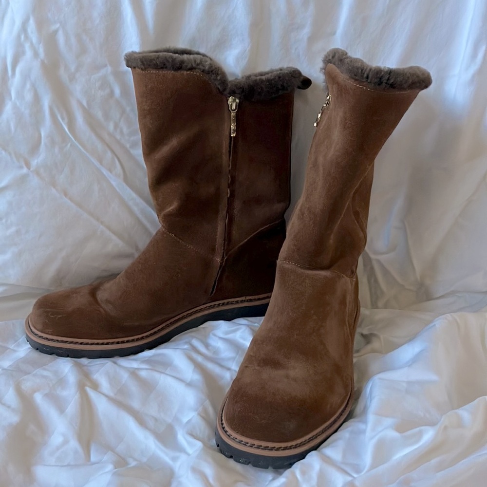 J. McLaughlin winter boots, size 9, brown
